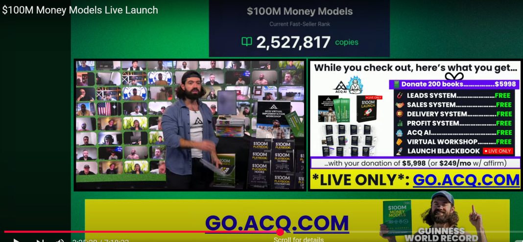 alex hermozi nonfiction book launch