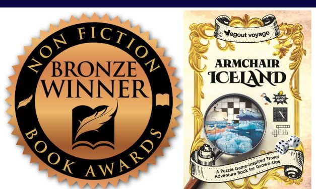 Book Award Winner: Armchair Iceland: A Puzzle Game-Inspired Travel Adventure Book for Grown-Ups by Vegout Voyage