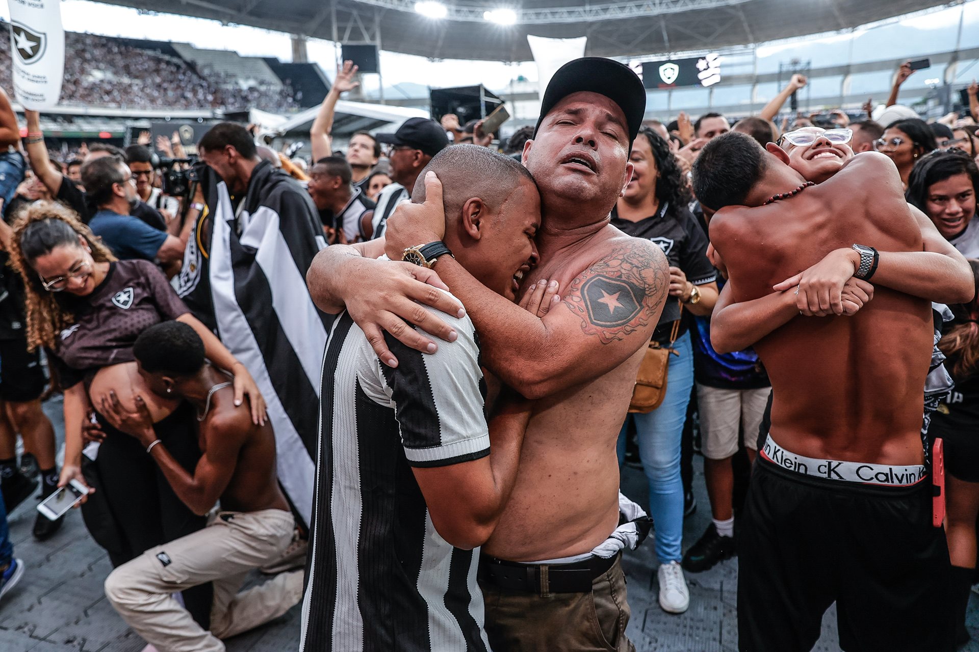 Botafogo fans celebrate their team&rsquo;s victory in Rio de Janeiro, Brazil.&nbsp;
