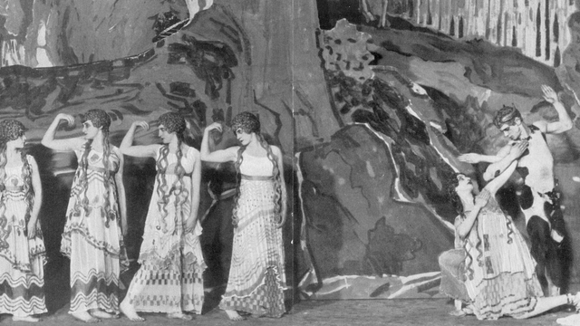 Ballet Russes in L'Apres midi d'un faune.